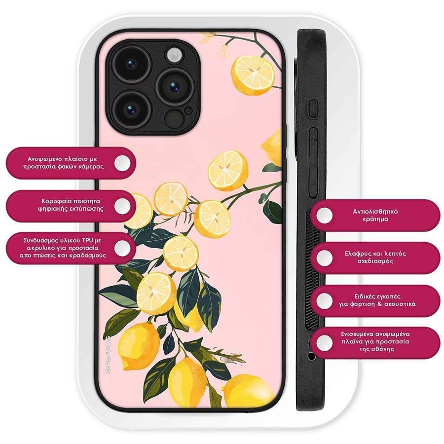 Θήκη Sonique Fruit Series για Realme 12 5G / Realme 12x Λεμόνι