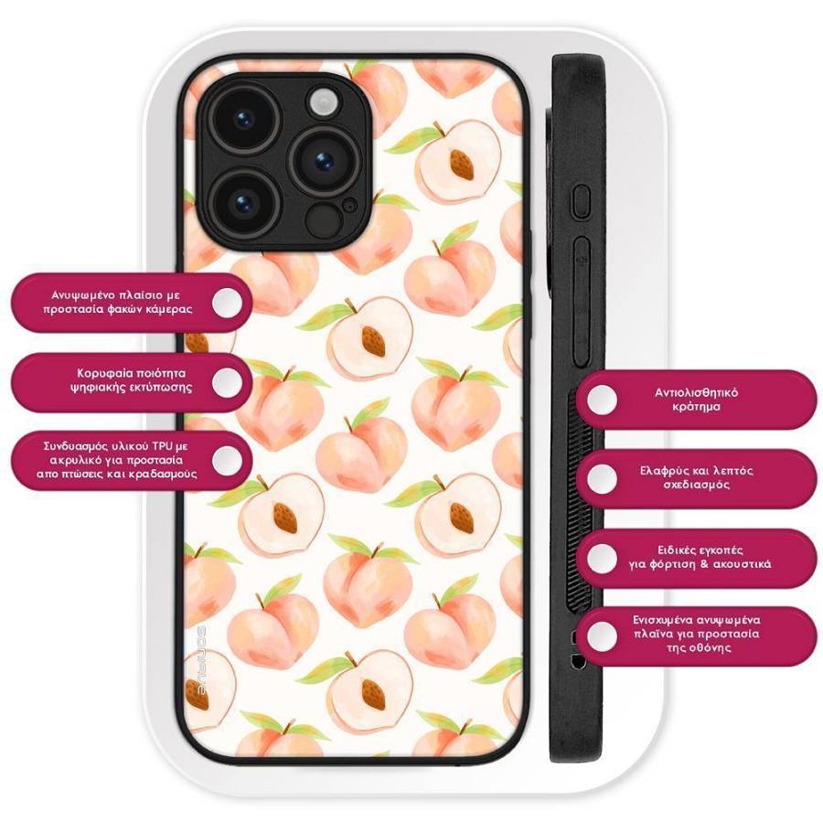 Θήκη Sonique Fruit Series για Realme 12 5G / Realme 12x Ροδάκινο