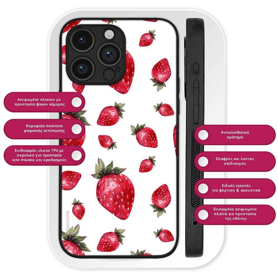 Θήκη Sonique Fruit Series για Realme 12 Pro 5G / Realme 12 Pro Plus 5G Φράουλα 01