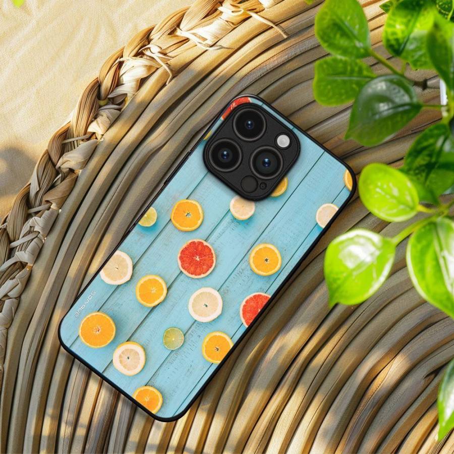 Θήκη Sonique Fruit Series για Realme C35 Γκρέιπφρουτ