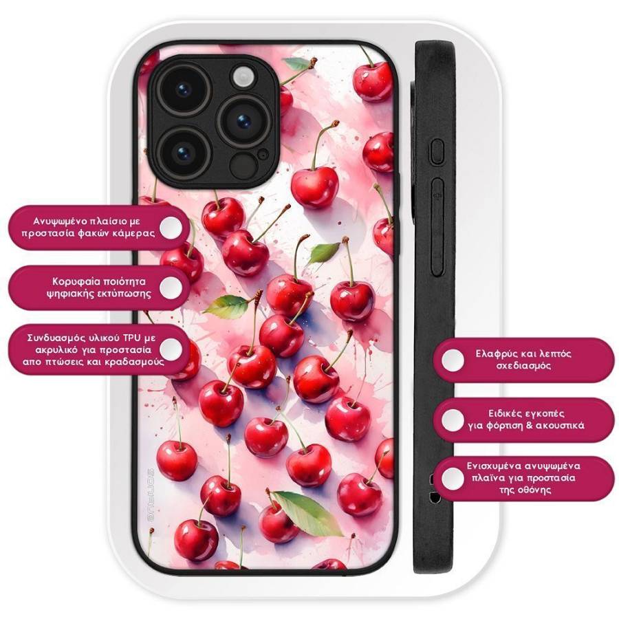Θήκη Sonique Fruit Series για Honor Magic6 Pro 5G Κεράσι
