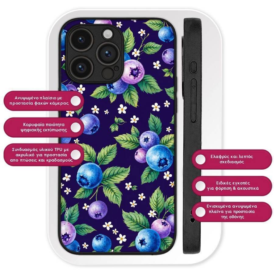 Θήκη Sonique Fruit Series για Google Pixel 8 5G Μύρτιλο 01