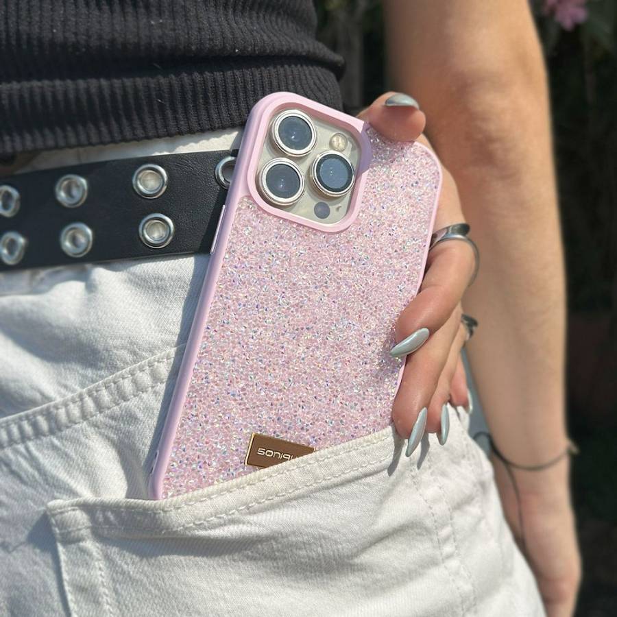 Θήκη Lux Diamond Sonique Apple iPhone 15 Pro Ροζ