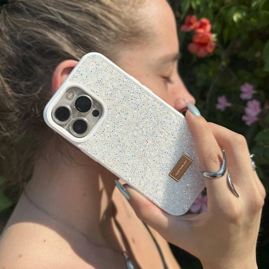 Θήκη Lux Diamond Sonique Apple iPhone 16 Pro Λευκό