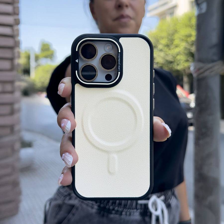 Θήκη Magnetic MagSkin Sonique Apple iPhone 16 Pro Λευκό