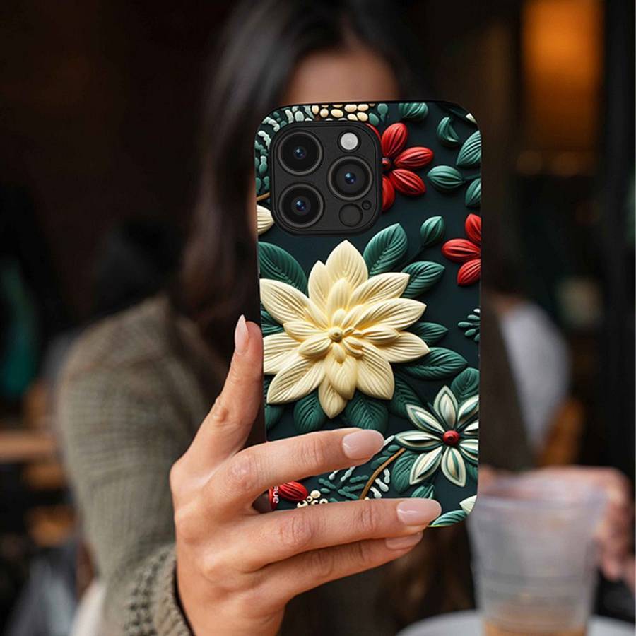 Θήκη Sonique 3D Flower Series για OnePlus Nord 5 5G Πράσινο
