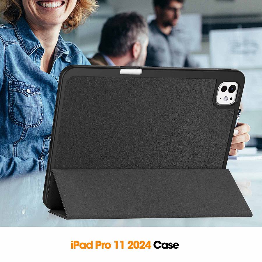 Θήκη Tablet Smartcase Slim Sonique για Apple iPad Pro 2024 11 Μαύρο