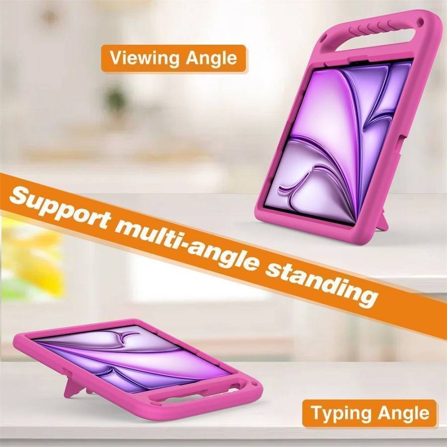 Θήκη Tablet Sonique Jazzy Kidsafe με Χειρολαβή για Apple iPad Pro 2024 13 / iPad Air 2024 13 Φούξια