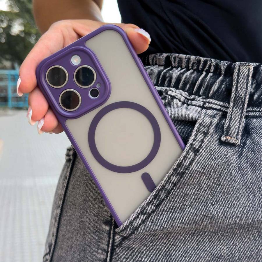 Θήκη Magnetic MagMatte Lens Sonique Apple iPhone 17 Μωβ