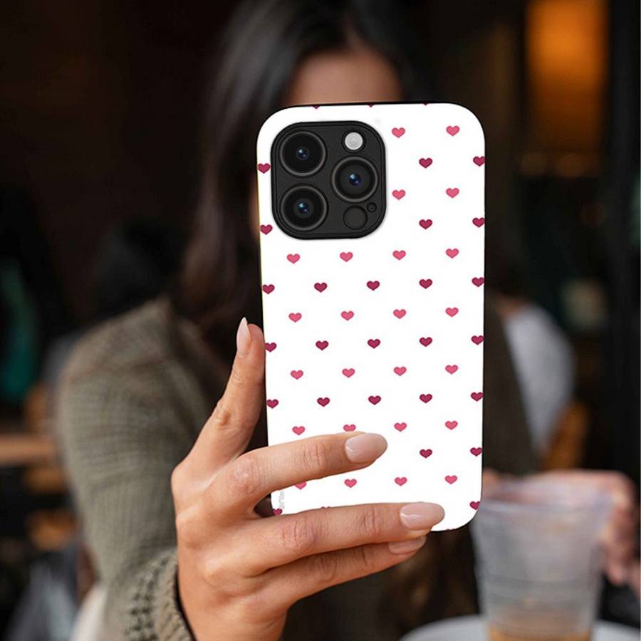 Θήκη Sonique Heart Series για Apple iPhone 17 Pro Λευκό 01