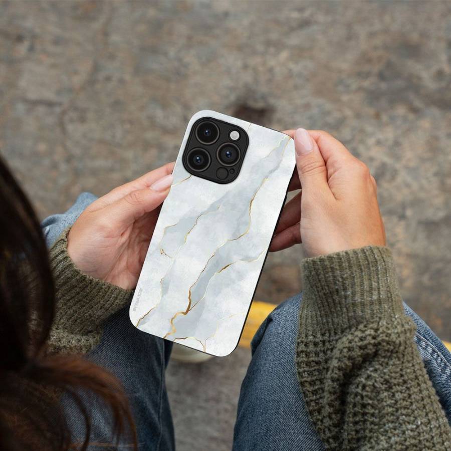 Θήκη Sonique Marble Series για Apple iPhone 17 Λευκό 01