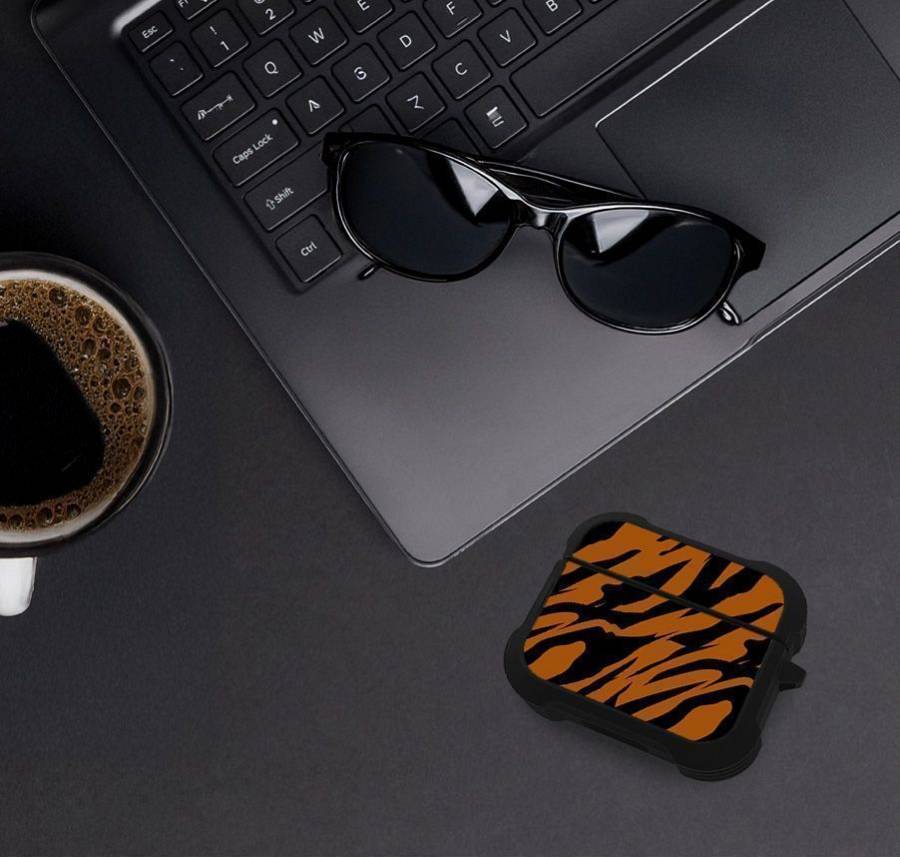 Θήκη Σιλικόνης Sonique Animal Print Series για AirPods Pro / Pro 2 Tiger 01