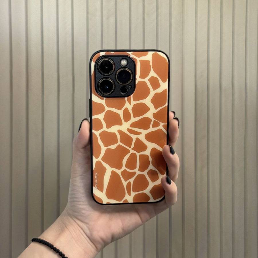 Θήκη Sonique Animal Print Series για Apple iPhone 13 Pro Max Giraffe 02