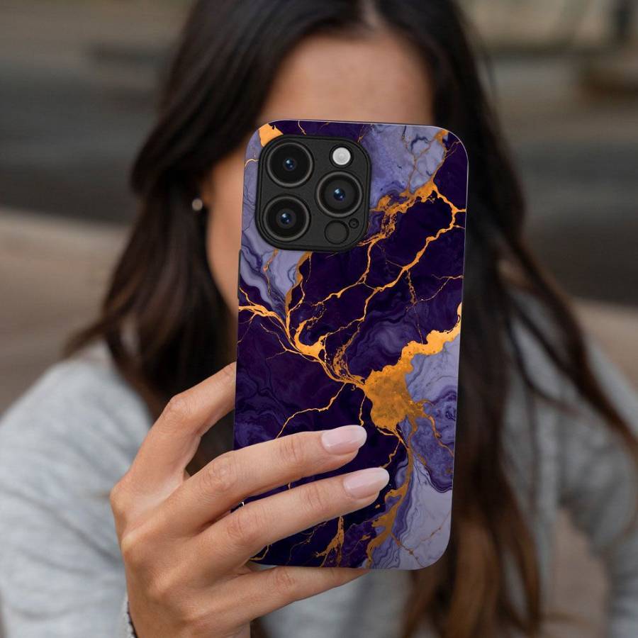 Θήκη Sonique Marble Series για Samsung Galaxy S25 FE Μωβ