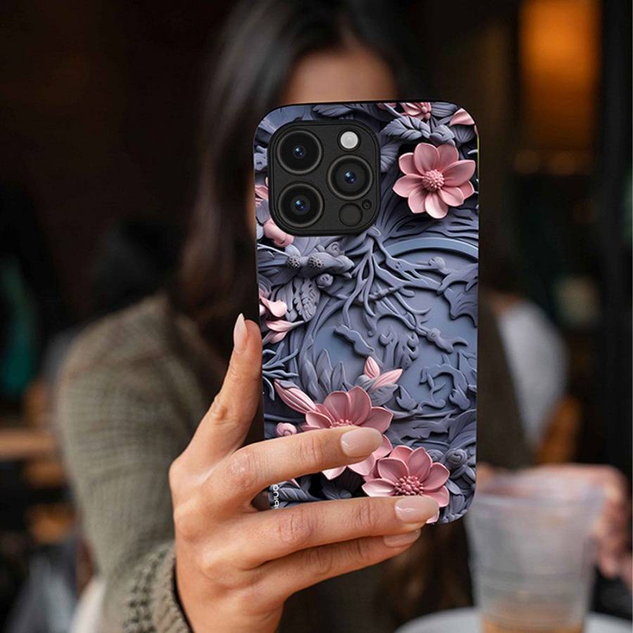 Θήκη Sonique 3D Flower Series για Realme Note 70T 4G Ροζ 02