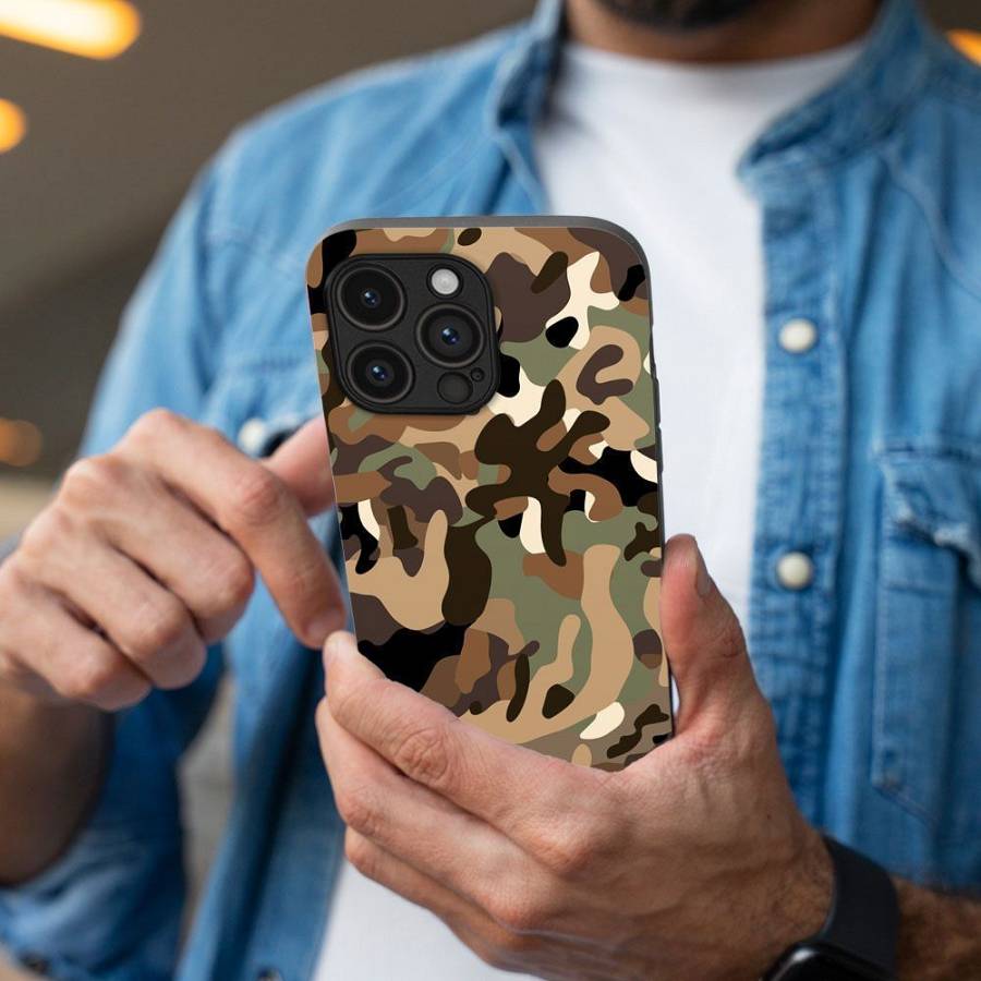 Θήκη Sonique Camouflage Army Series για Nothing Phone 3a Καφέ