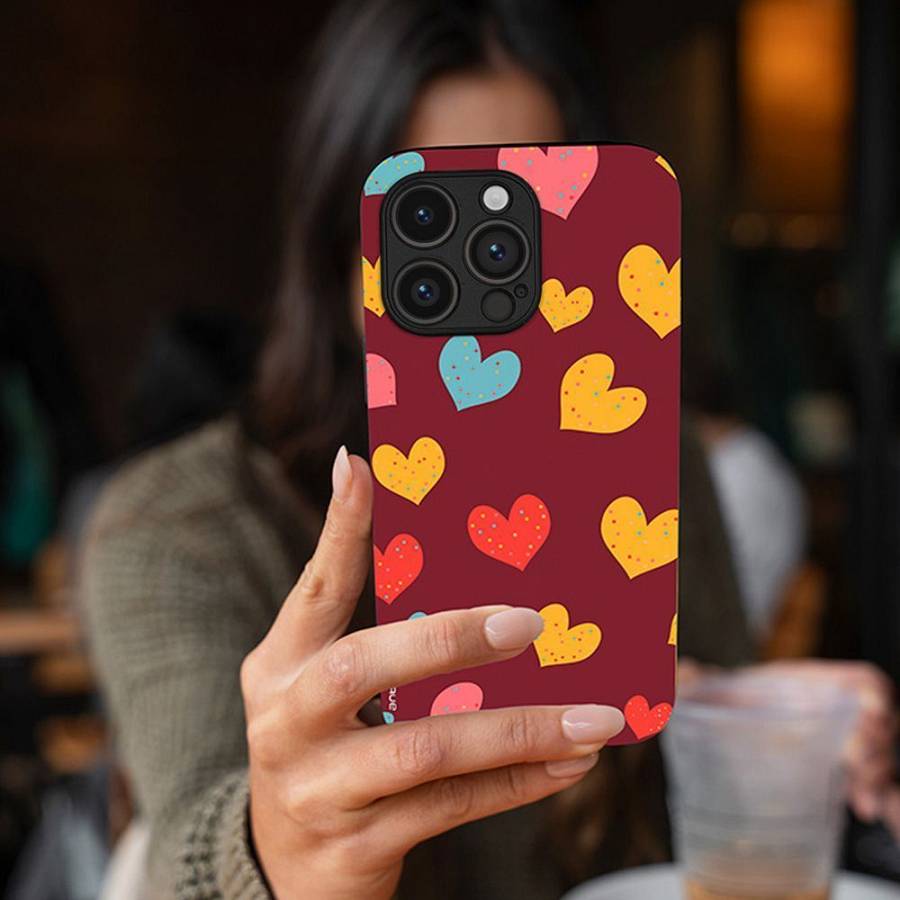 Θήκη Sonique Heart Series για Samsung Galaxy S26 Plus Μπορντώ