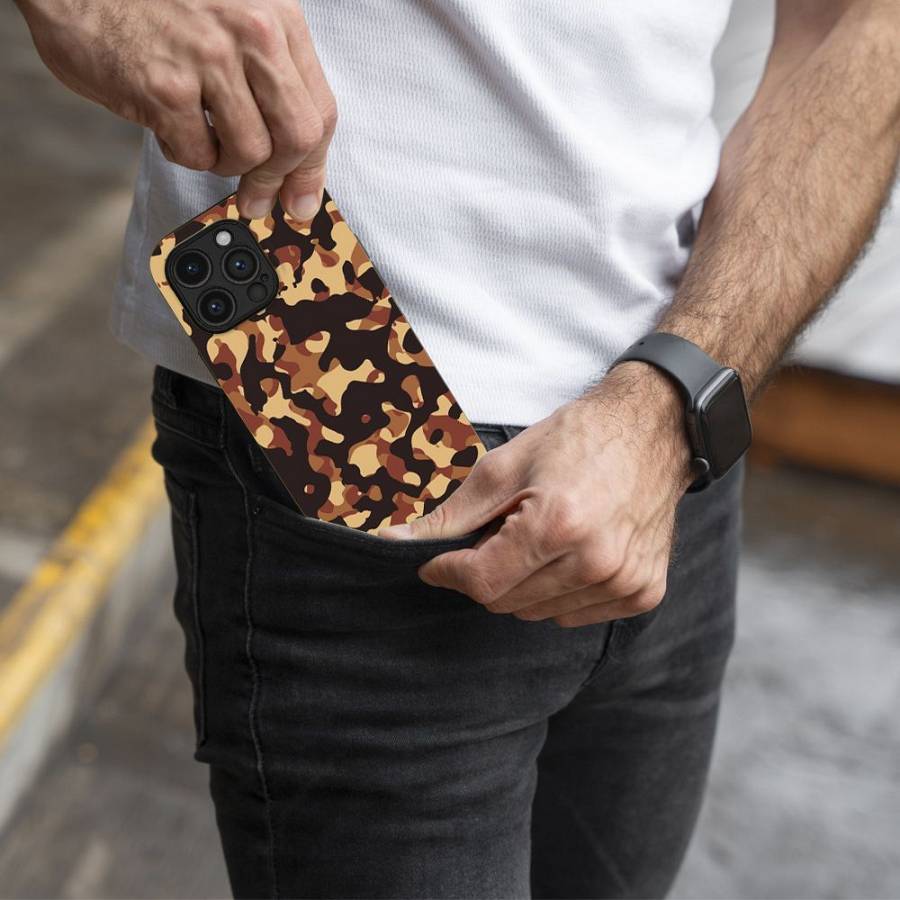 Θήκη Sonique Camouflage Army Series για Samsung Galaxy S26 Ultra Καφέ 01