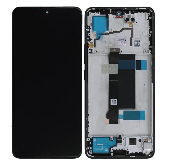 Xiaomi Redmi Note 13 Pro 5G - LCD Touch Black with Frame Original 5600020N1600 Service Pack