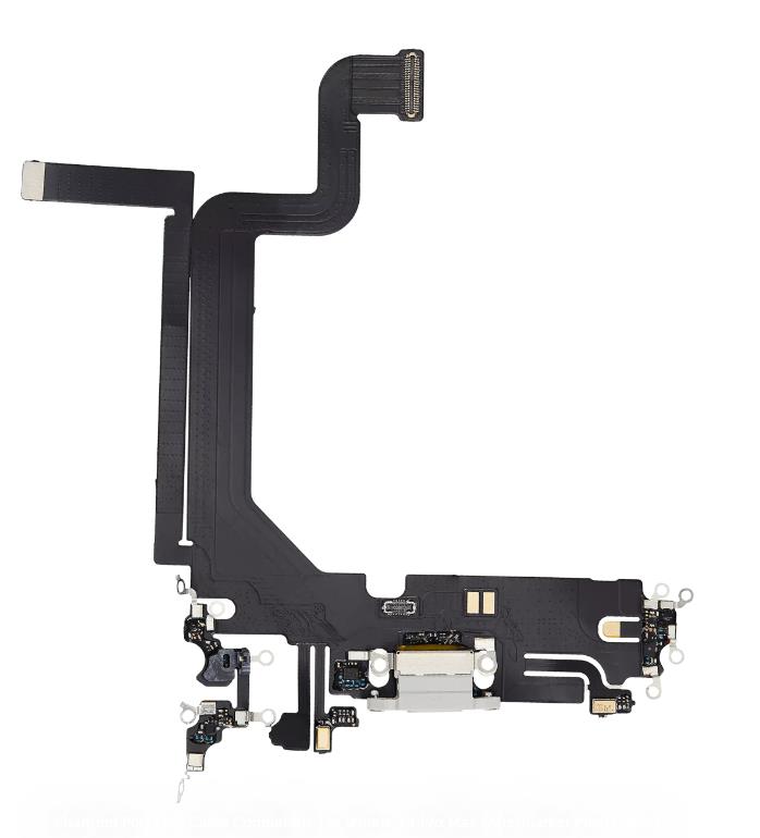 Apple iPhone 14 Pro Max - Charging Flex Cable Connector Silver OEM