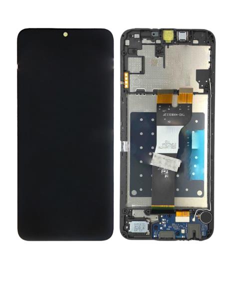 Samsung A057F Galaxy A05s - LCD Touch Black with Frame + Sup Board Original GH83-10391A Service Pack