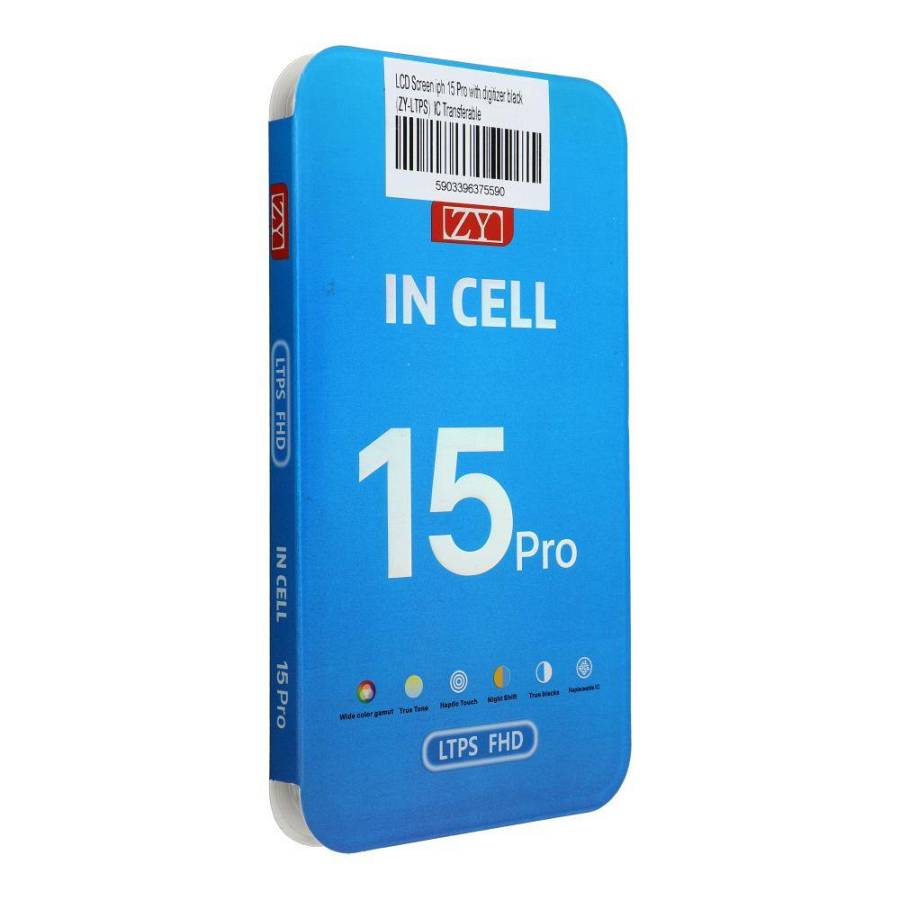 Apple iPhone 15 Pro - ZY LTPS LCD Incell Touch Black (Change IC)