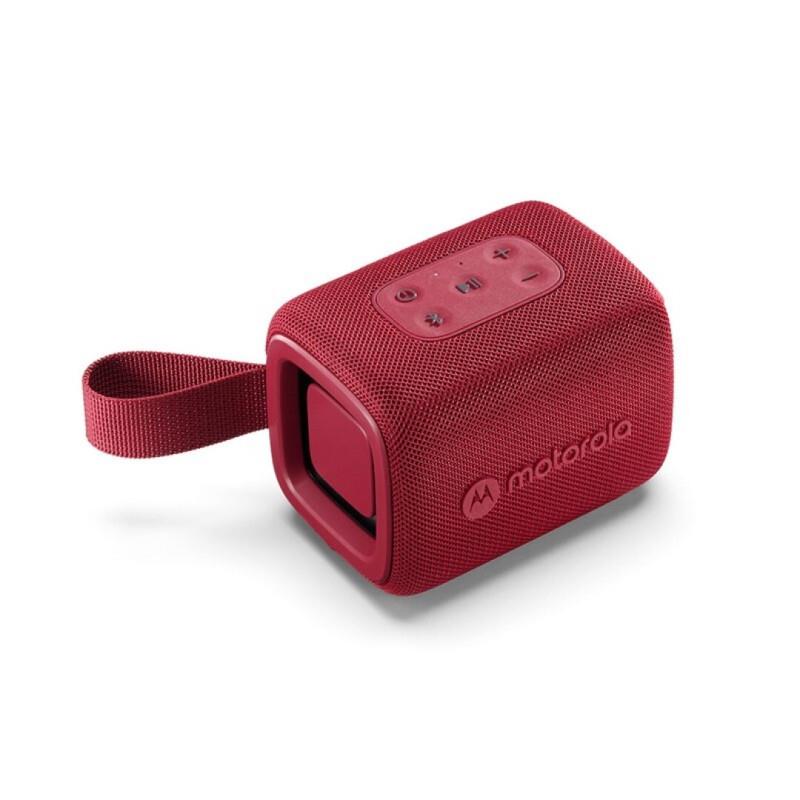 Motorola - Φορητό Αδιάβροχο Ηχείο Rokr 300 Βluetooth 7W Type C και Qi ασύρματη φόρτιση Κόκκινο