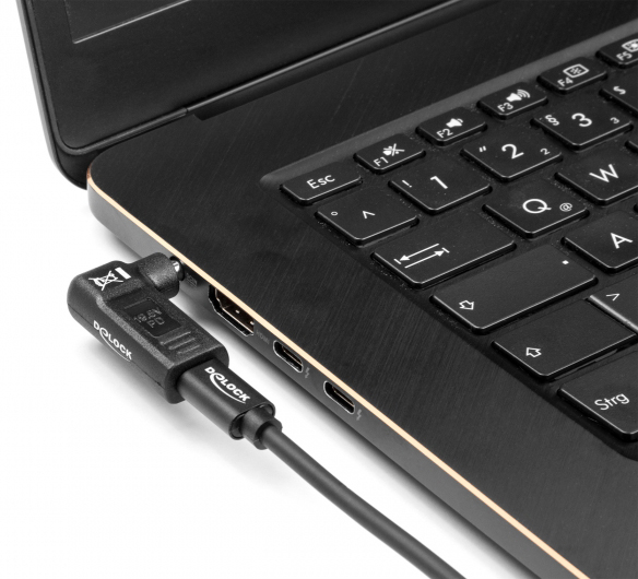 DELOCK αντάπτορας τροφοδοσίας 60009 USB-C σε Acer 5.5x1.7mm, 90°, μαύρος 60009