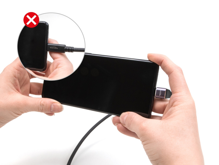 DELOCK αντάπτορας USB-C 60059, αρσενικό σε θηλυκό, 100W, 40Gbps, γκρι 60059