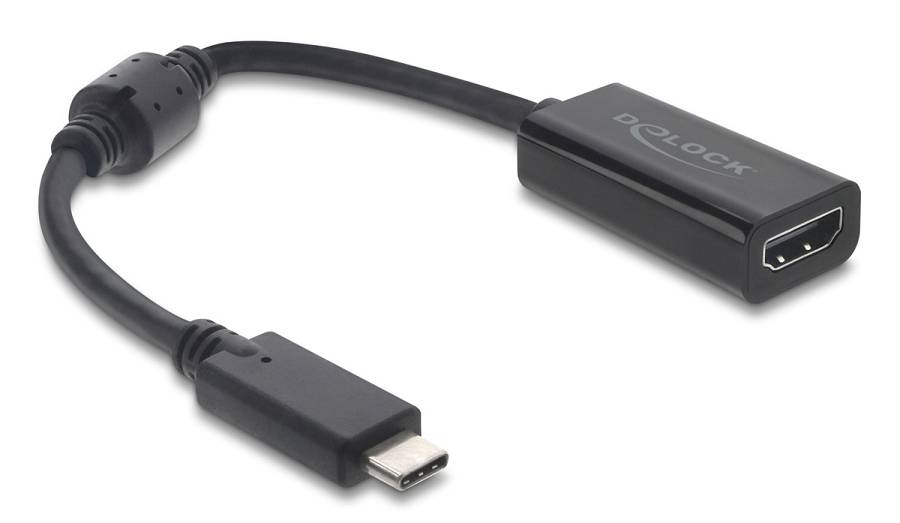 DELOCK αντάπτορας USB-C σε HDMI 61085, 8K/60Hz, μαύρος 61085