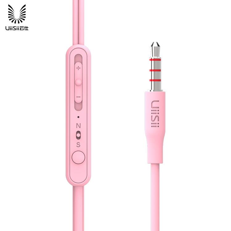 UIISII - Handsfree U3 Round cable PINK