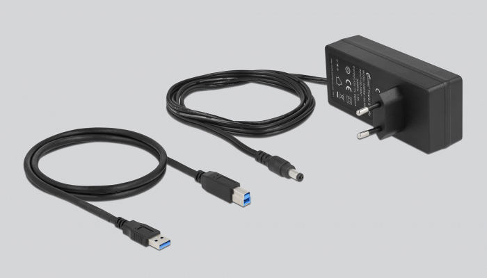 DELOCK USB hub 63669 με διακόπτες, 7x θυρών, 5Gbps, γκρι 63669