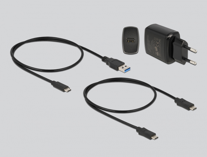 DELOCK docking station για M.2 SATA SSD 64178, 2 θέσεων, 6Gbps, clone function, μαύρο 64178