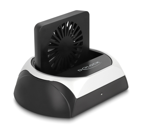 DELOCK docking station για M.2 NVMe/SATA ή 2.5/3.5 SSD/HDD 64280, 10Gbps, μαύρο 64280