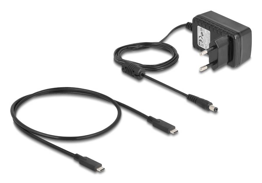 DELOCK docking station για M.2 NVMe SSD 64300, 2 θέσεων, 20Gbps, clone/erase function, μαύρο 64300