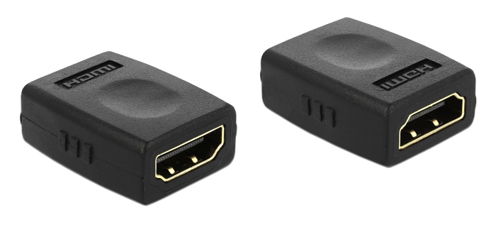 DELOCK αντάπτορας HDMI θηλυκό σε θηλυκό 65049, 4K/30Hz, μαύρος 65049