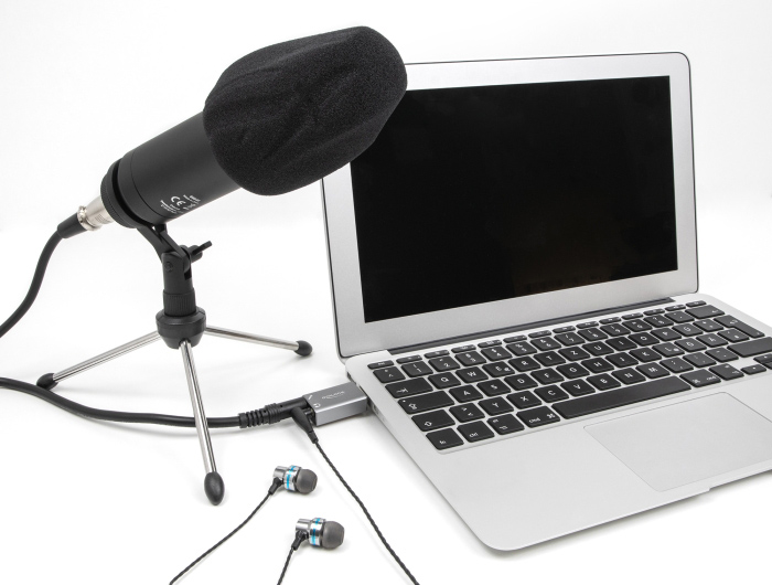 DELOCK εξωτερική κάρτα ήχου 66633, 2x 3.5mm, USB σύνδεση, γκρι 66633