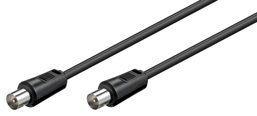 GOOBAY καλώδιο κεραίας αρσενικό 68148, <70dB, CCS, 2.5m, μαύρο 68148