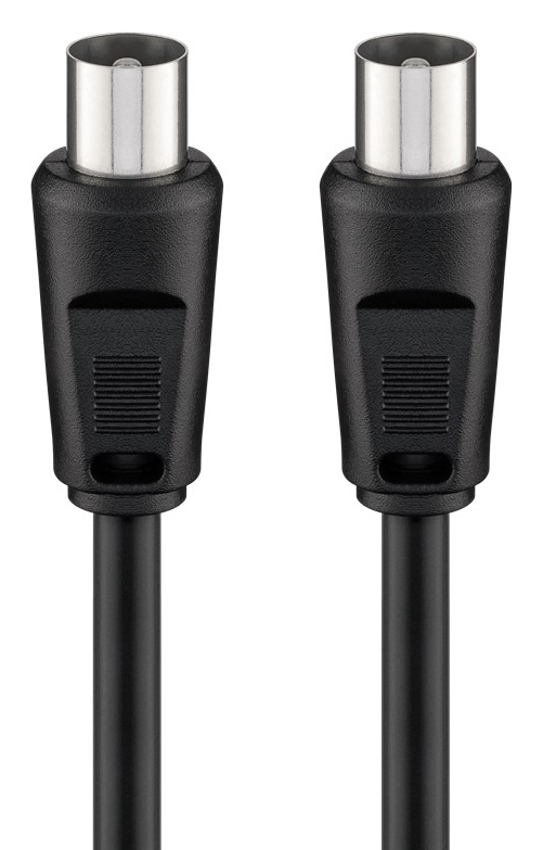 GOOBAY καλώδιο κεραίας αρσενικό 68148, <70dB, CCS, 2.5m, μαύρο 68148