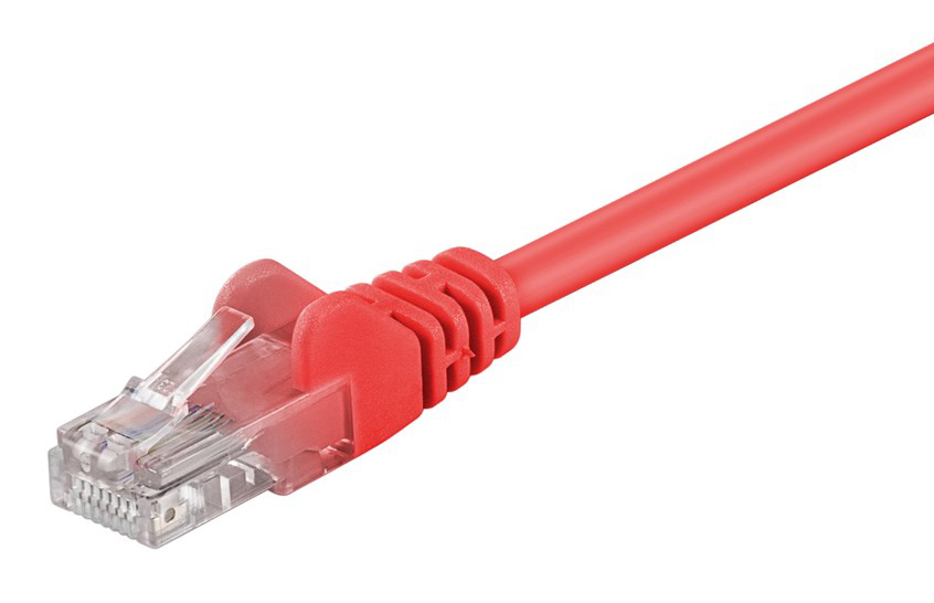 GOOBAY καλώδιο δικτύου 68379, CAT 5e U/UTP, CCA, 5m, κόκκινο 68379