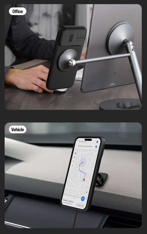 NILLKIN θήκη CamShield Pro Magnetic για iPhone 15, μπλε 6902048266681