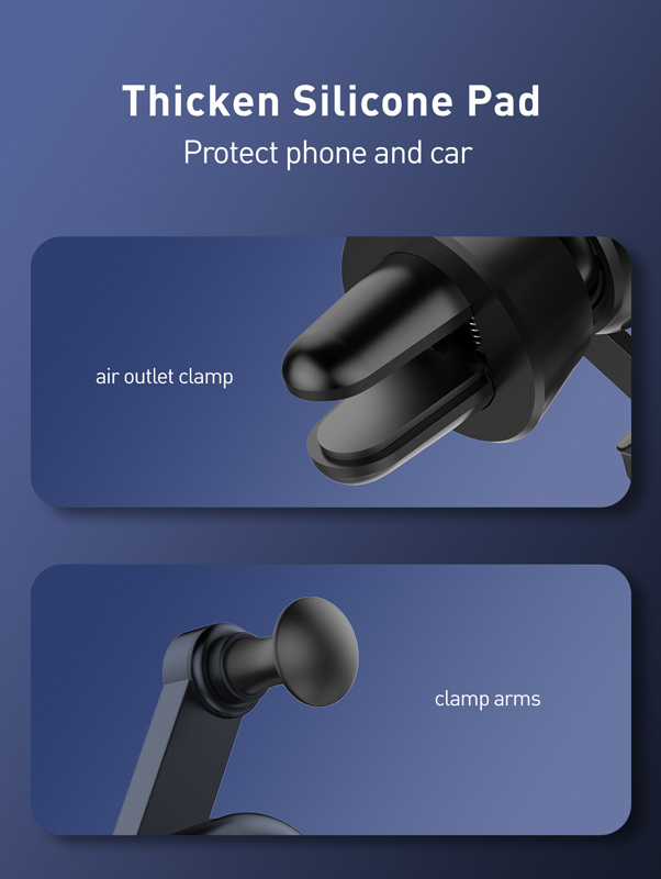 LDNIO βάση smartphone αυτοκινήτου MG03 για αεραγωγούς, μαύρη 6933138691144