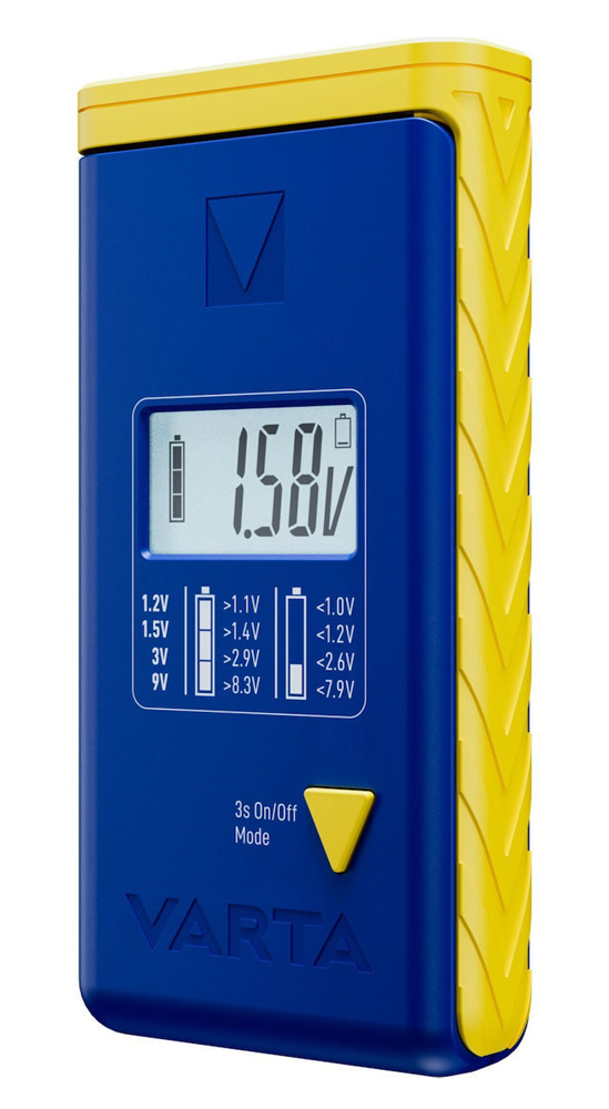 VARTA ψηφιακό tester μπαταρίας 75305 για 9V/AAA//AA/C/D/button cells 75305