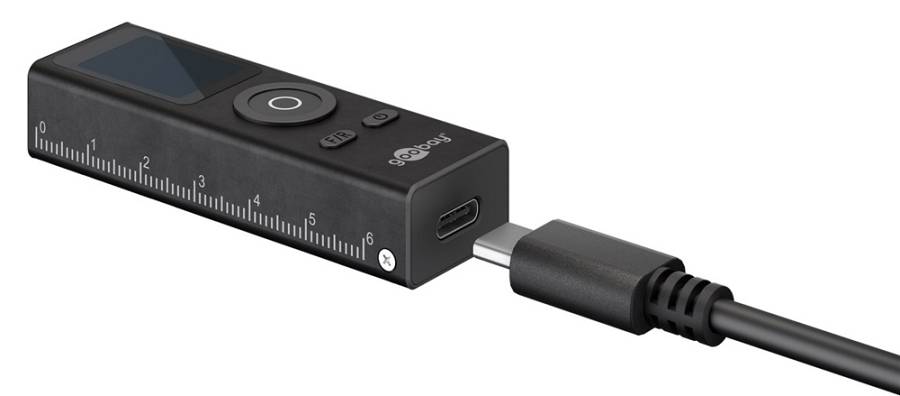 GOOBAY laser μετρητής απόστασης 77834, επαναφορτιζόμενος, έως 30m 77834