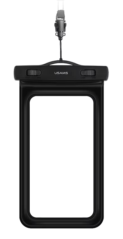 USAMS αδιάβροχη θήκη smartphone US-YD011, έως 7, IPX8, μαύρη 7FSD1101
