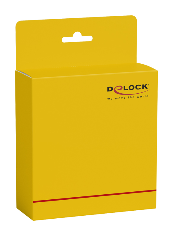 DELOCK καλώδιο USB Type-C σε 4x DC 5.5 x 2.1mm 86802, 1m, μαύρο 86802