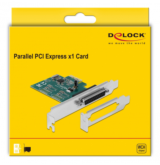 DELOCK PCI Express Card σε 1x Parallel IEEE1284 90412 90412