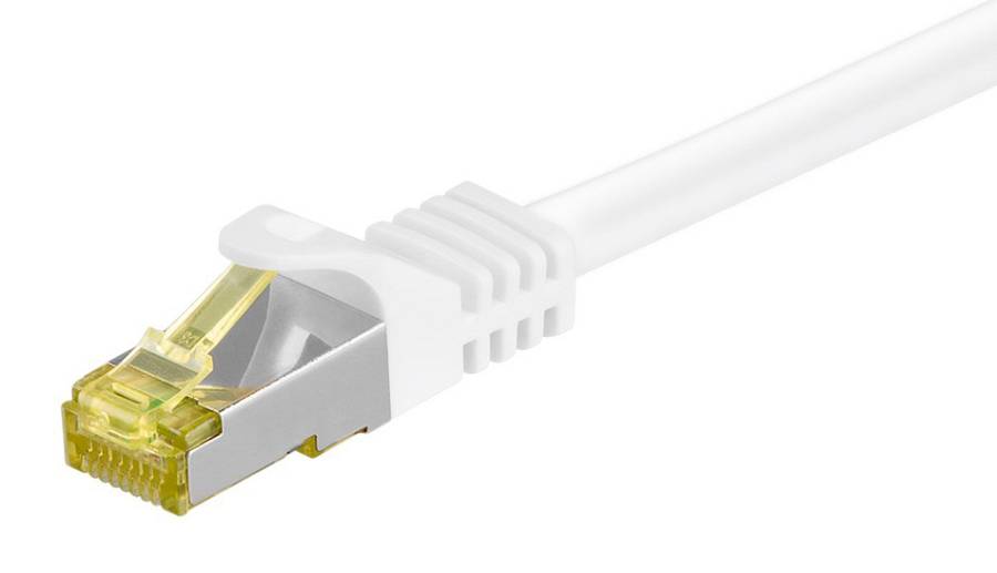 GOOBAY καλώδιο δικτύου 91094, CAT 7 S/FTP, copper, 500MHz, 3m, λευκό 91094