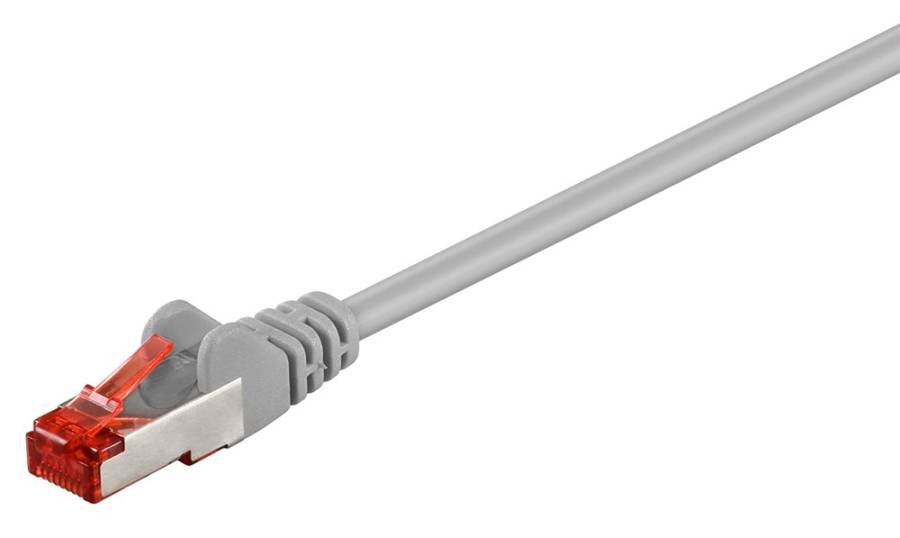GOOBAY καλώδιο δικτύου 93572, CAT 6 S/FTP (PiMF), CCA, 5m, γκρι 93572