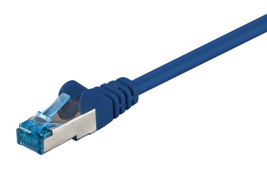 GOOBAY καλώδιο δικτύου 93812, CAT 6A S/FTP, 500 MHz, Copper, 5m, μπλε 93812